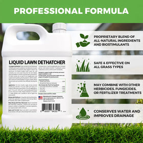 Covington Naturals product on lawn shows kid-safe and pet-safe use.