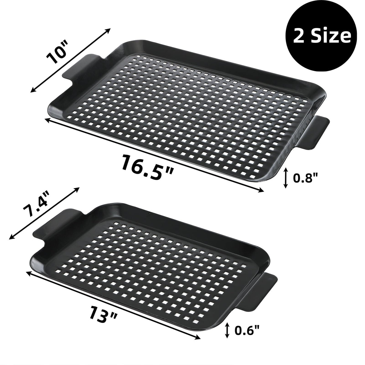 Covzoe grill pans small set ideal for side dishes and quick bites