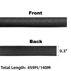 Covzoe plastic rattan weaving webbing close-up, durable and flexible
