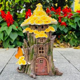 COWOS Solar Fairy House patio setup adds balcony charm.
