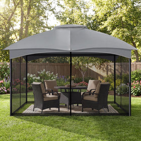 COWVIE 10x10 fit works with most gazebo frames for versatile coverage