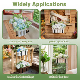 Cozcty adjustable top widths fit various railing sizes
