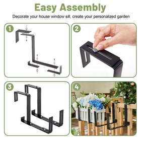 Cozcty bottom width adjustment for balanced planter support