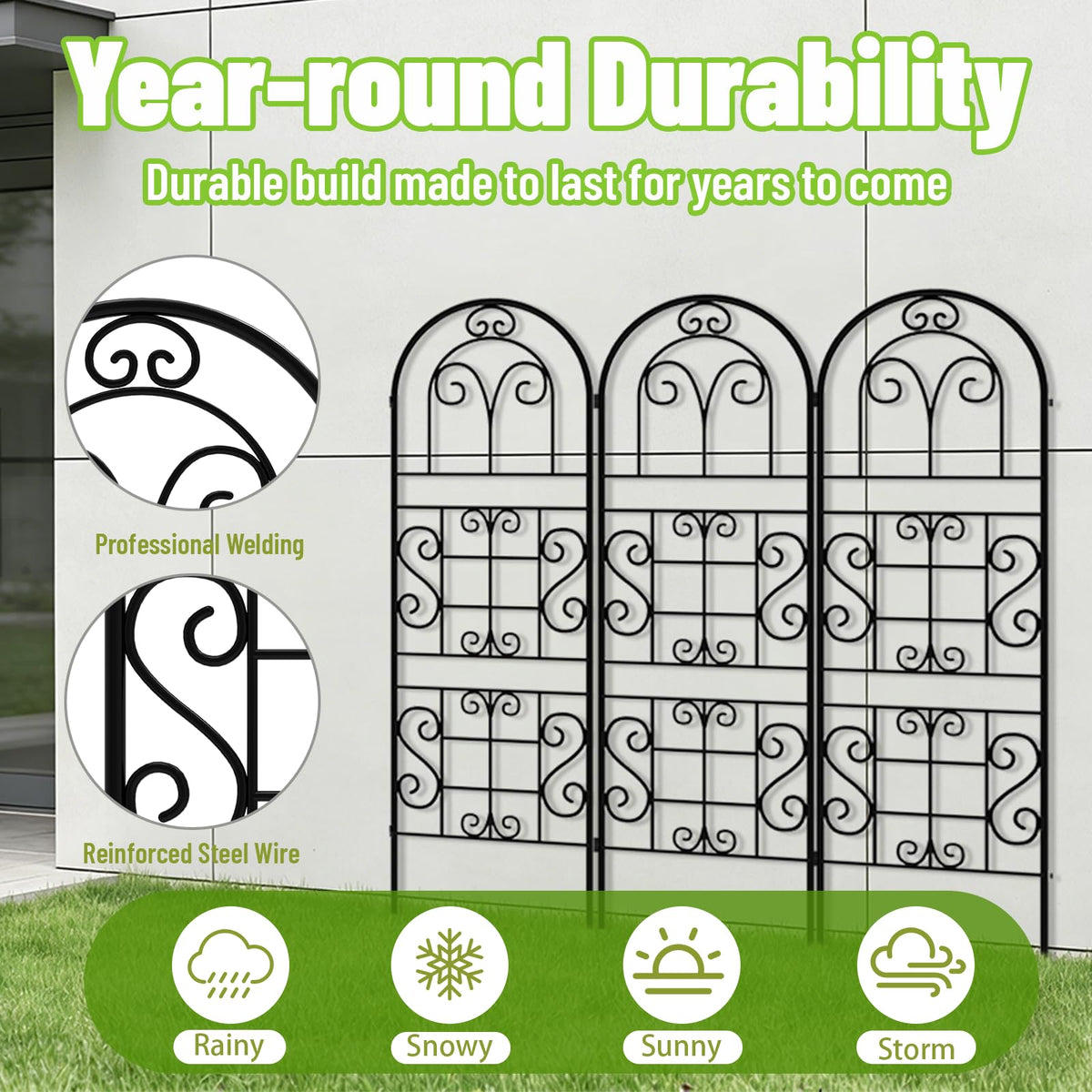 COZEER curved design adds stylish flair to patios and courtyards.
