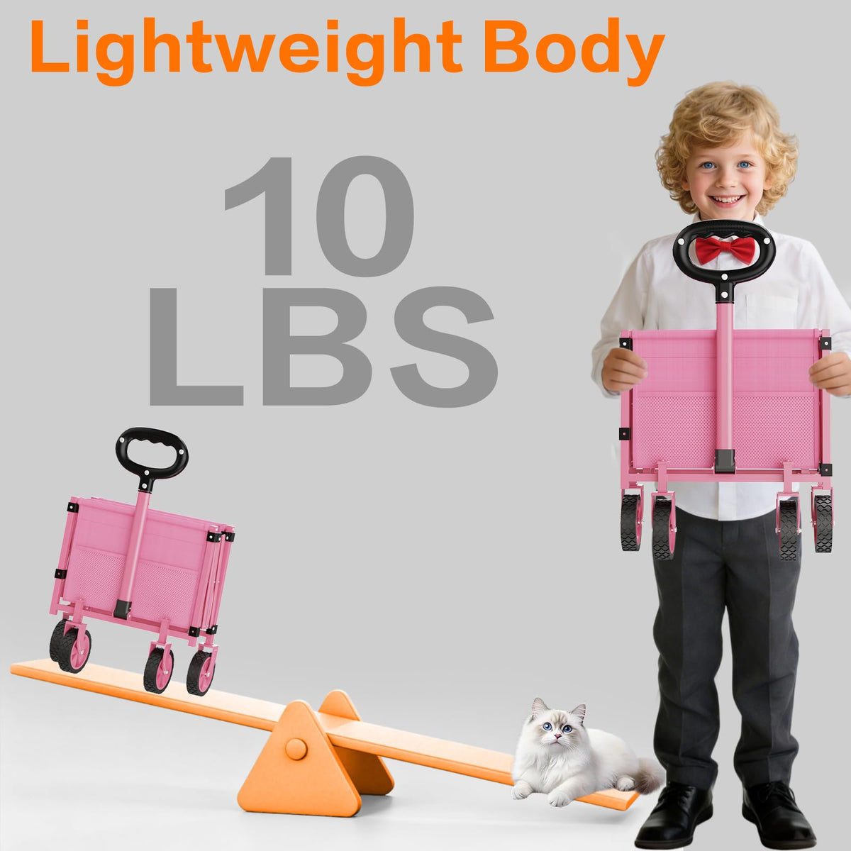 COZEER foldable wagon tear-resistant fabric is durable and waterproof.
