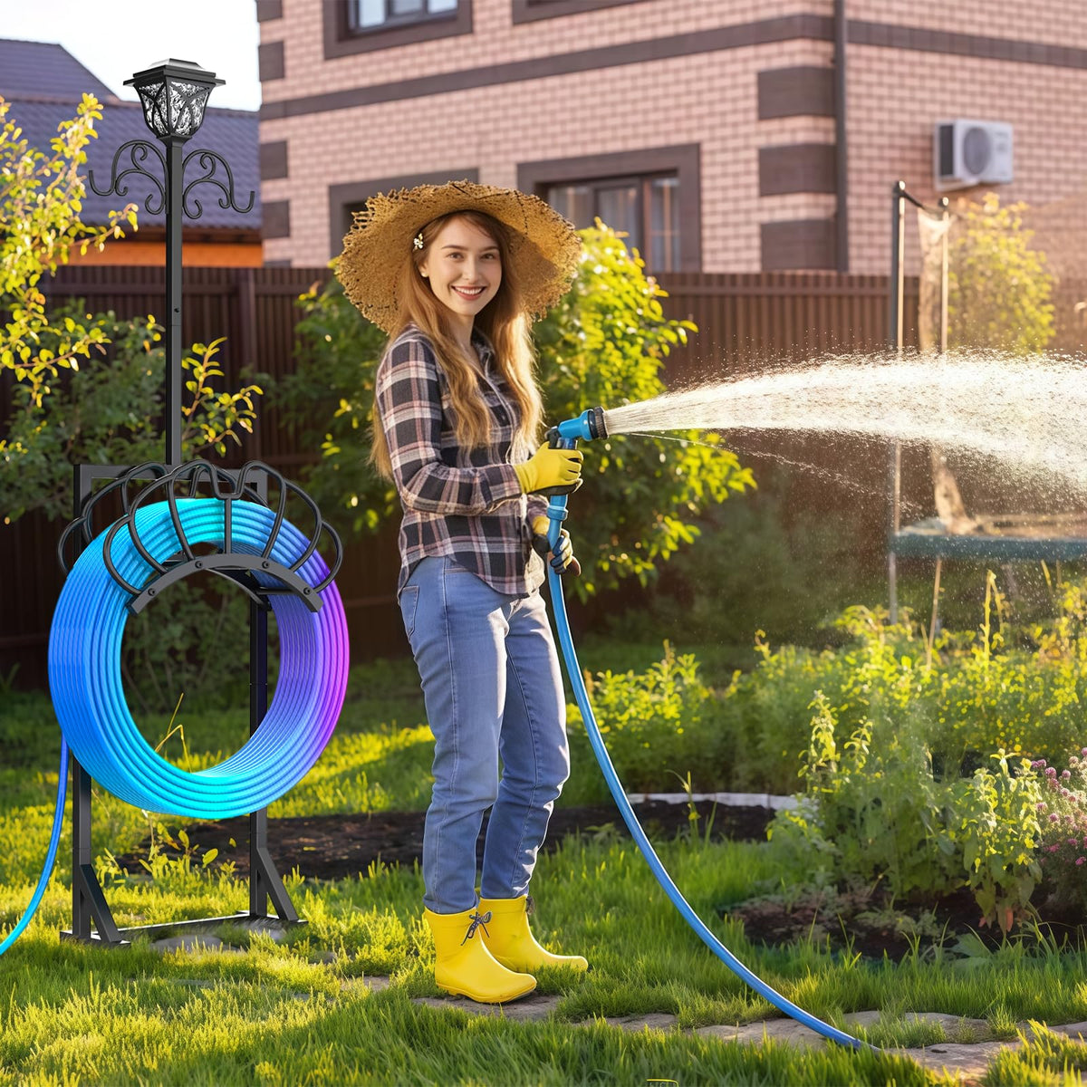 COZEER versatile outdoor stand doubles as decorative yard focal point