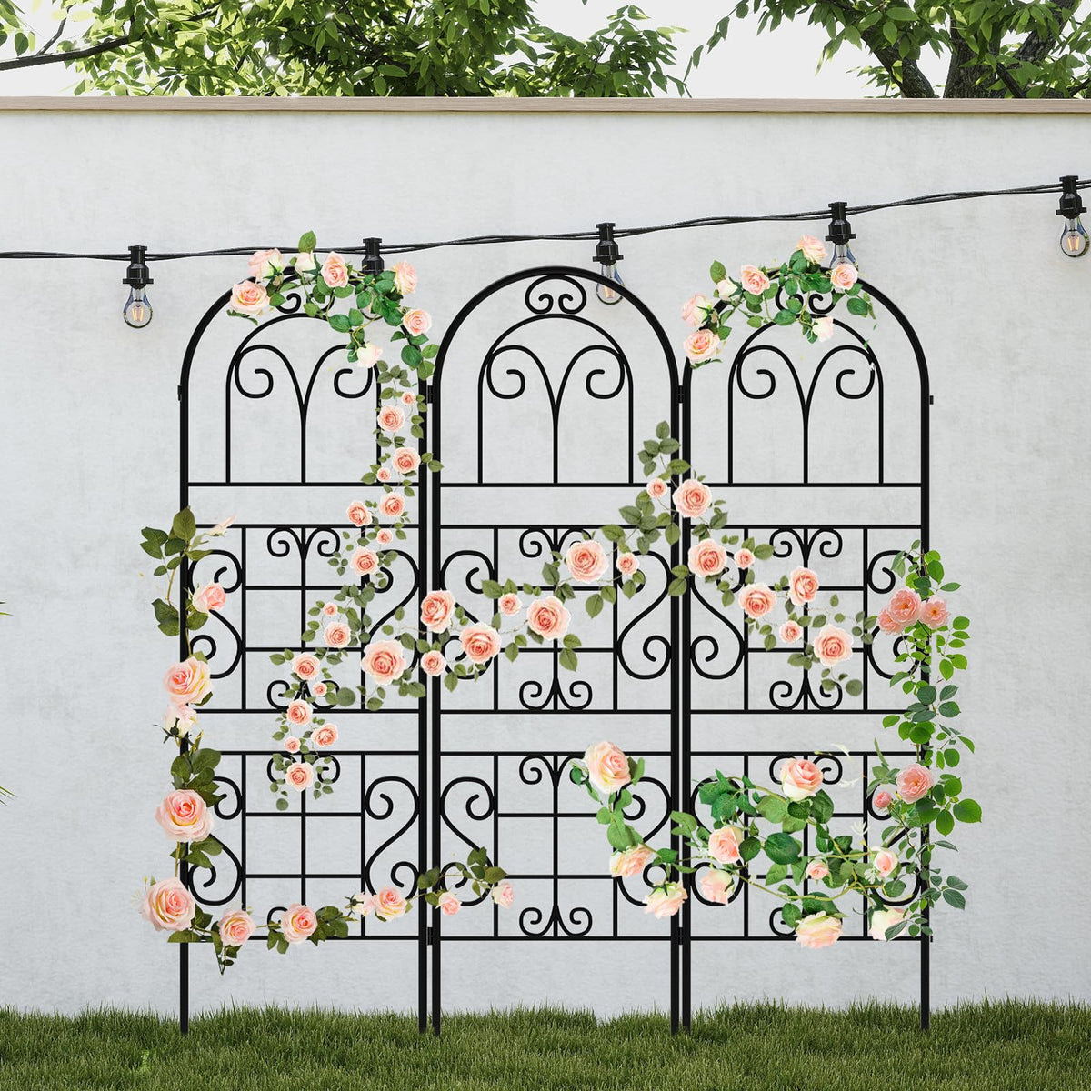 COZEER versatile trellis for indoor decorative vines.