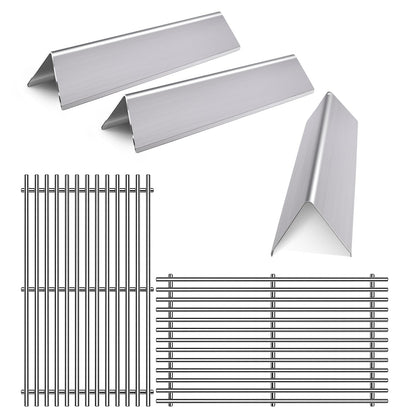 Cozilar 9MM grill grates for Weber Spirit 200 series provide a sturdy cooking surface.