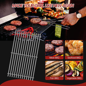 Cozilar high-temp resistant bars help maintain even heat during meals.
