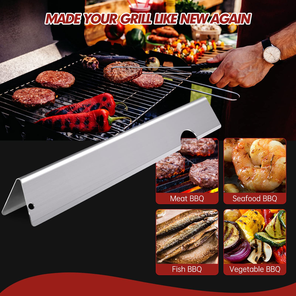 Cozilar easy-install grill parts simplify replacement in minutes