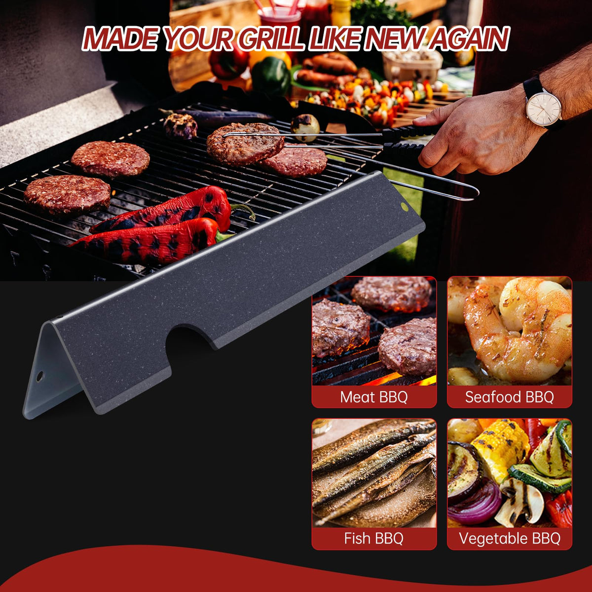 Cozilar easy-install replacement parts simplify Weber grill maintenance and setup.