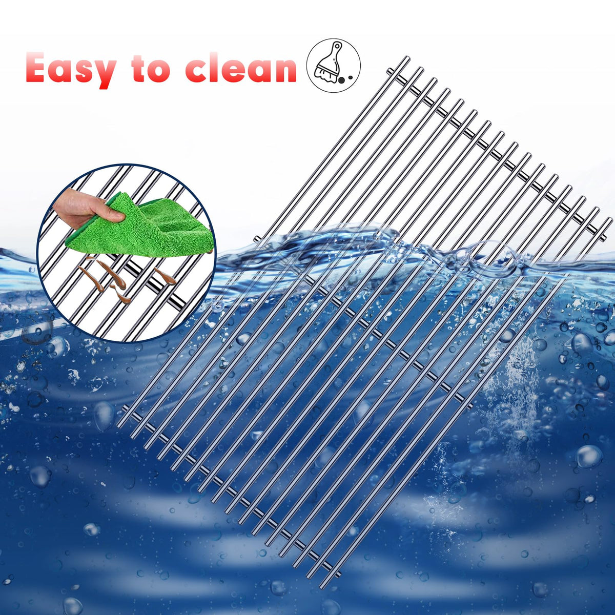 Cozilar stainless steel grates 18-75 inch offer long-lasting performance