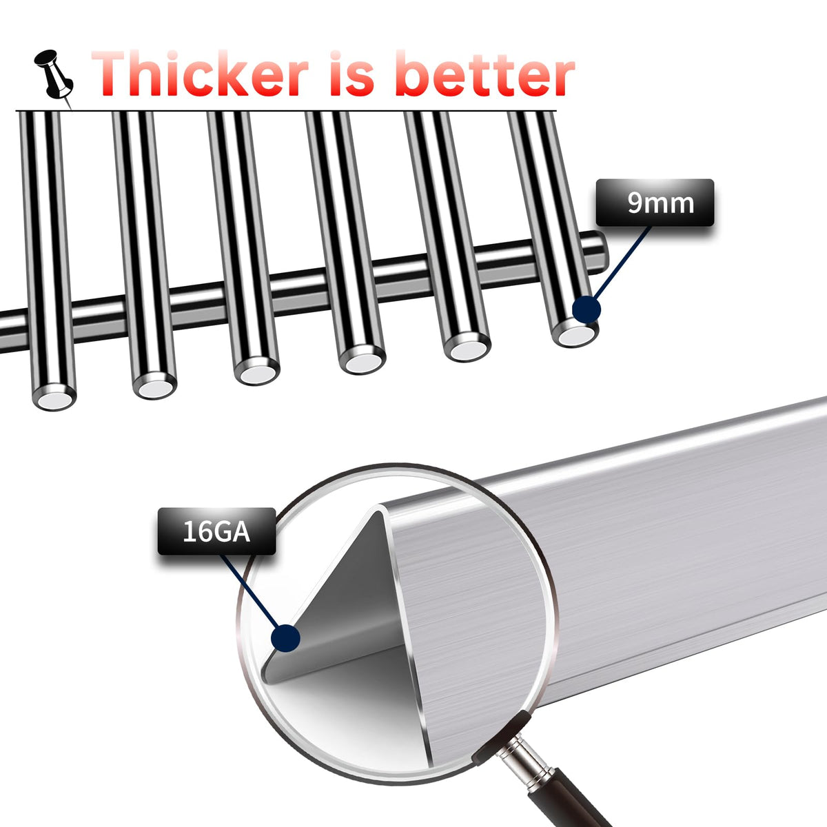 Cozilar stainless steel BBQ parts resist rust and last through many cooks.