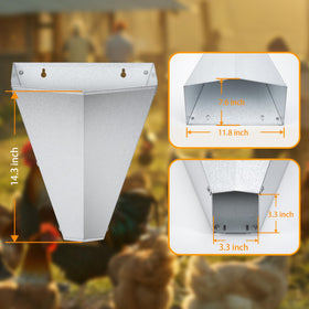 COZOFU galvanized steel cone closeup shows rust-resistant construction for demanding environments