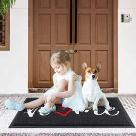 CozyBounty easy-clean mat; shake, vacuum, or rinse with a hose