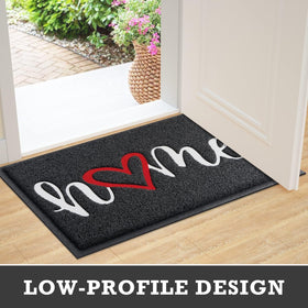 CozyBounty low-profile mat fits under doors without snagging