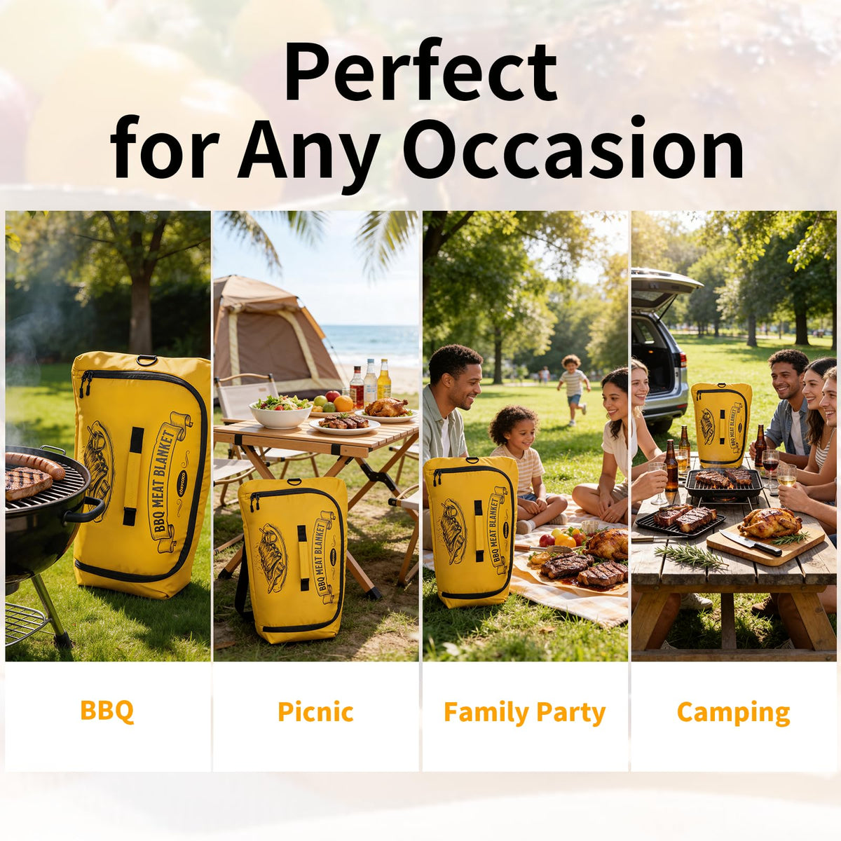 COZYCOCO BBQ blanket portable meat locker for on-the-go cooking