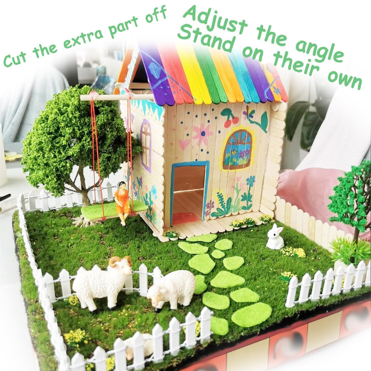 CozyCove iron-wire detail enhances durability for fairy borders.