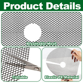 COZYDIG cuttable size grid lets you tailor to your planter diameter.