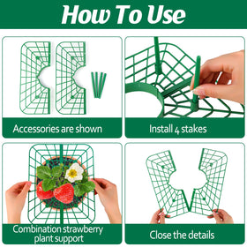 COZYDIG iron plant nails secure frames for stable installation