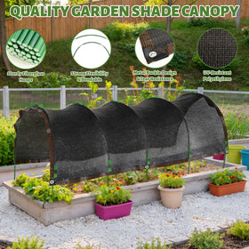 COZYDIG shade cloth at 70 percent shading rate shields plants from harsh sun
