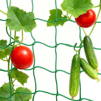COZYDIG trellis netting with long coverage supports vigorous climbing plants for vertical growth.