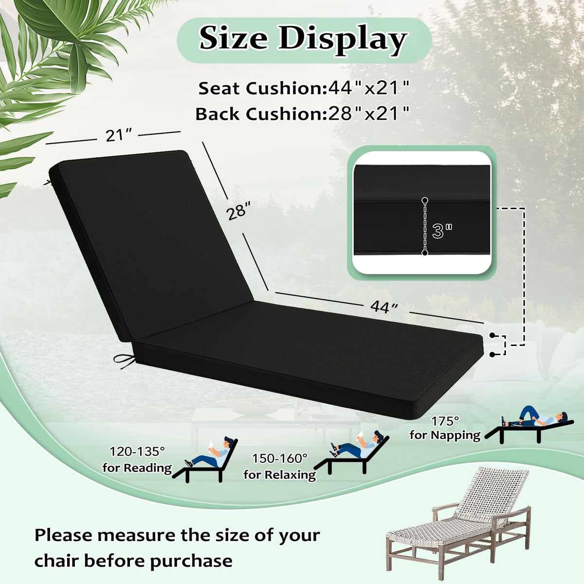 Cozyide cushions feature secure straps and handles for easy placement.