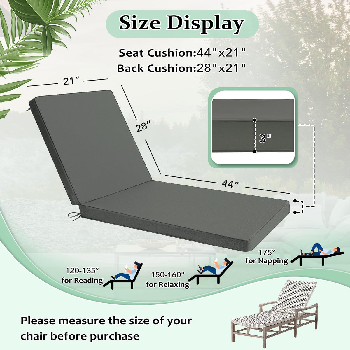 Cozyide secure straps and handles keep cushions in place and portable