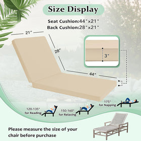 Cozyide cushion straps prevent slipping on windy outdoor days