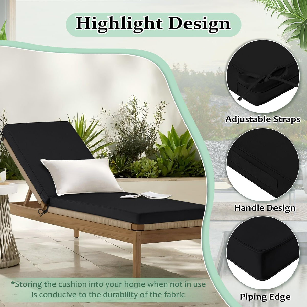 Cozyide three layer waterproof structure protects against sun and rain.