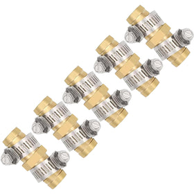 Cozyou brass hose repair connector for 5/8 inch hoses, quick sealing and durable repair.