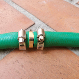Cozyou brass hose repair connector fits standard 5/8 inch hoses for quick maintenance.