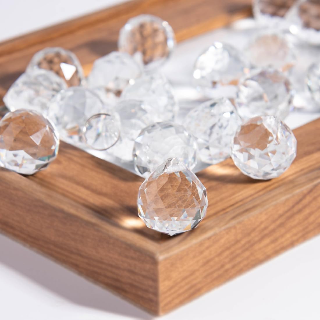 cozyou 20mm prism reflections enhance festive party decor with color.