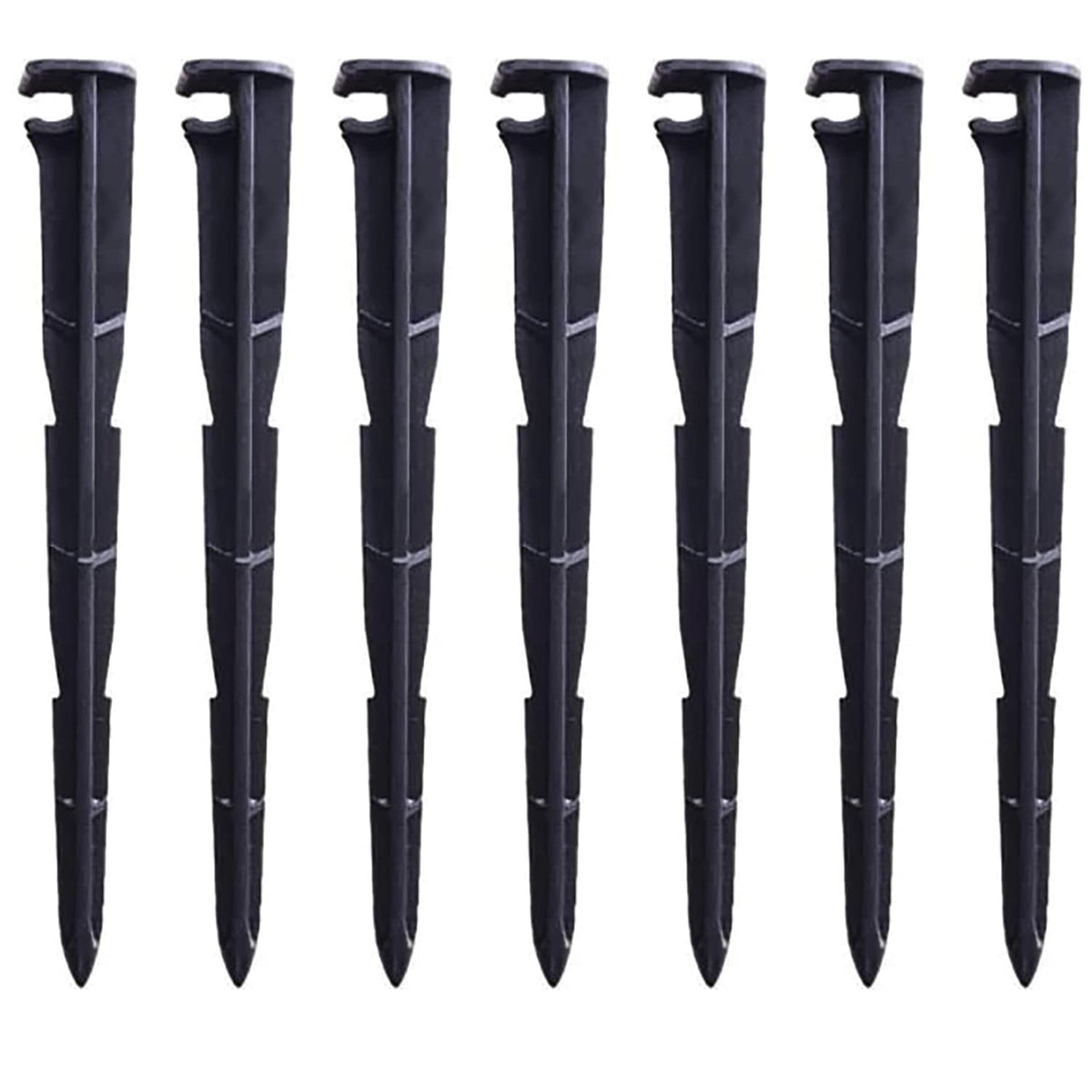 cozyou drip stakes stabilize 1/4 inch tubing on the ground for steady watering in gardens