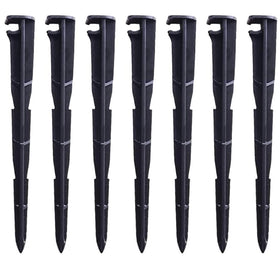 cozyou drip stakes stabilize 1/4 inch tubing on the ground for steady watering in gardens