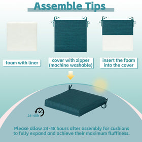 COZYVIDA 30D foam core delivers firm support and long-lasting shape.