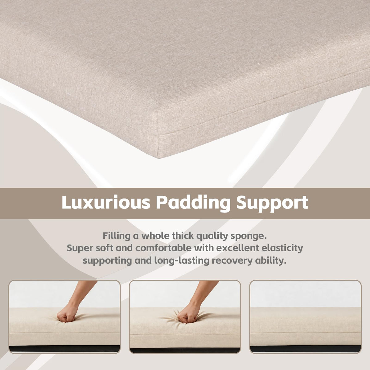 COZYVIDA cushions arrive vacuum-packed and expand quickly after unpacking