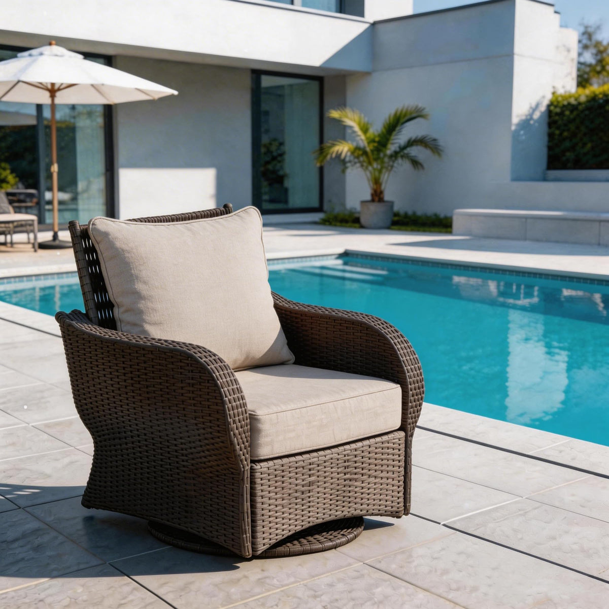 COZYVIDA fabric close-up shows water-repellent C0 DWR finish.
