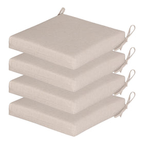COZYVIDA outdoor chair cushions set of 4 with 20x20 inch padding and secure ties
