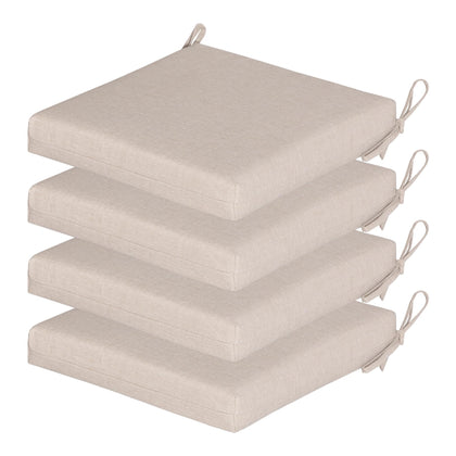 COZYVIDA outdoor chair cushions set of 4 with 20x20 inch padding and secure ties