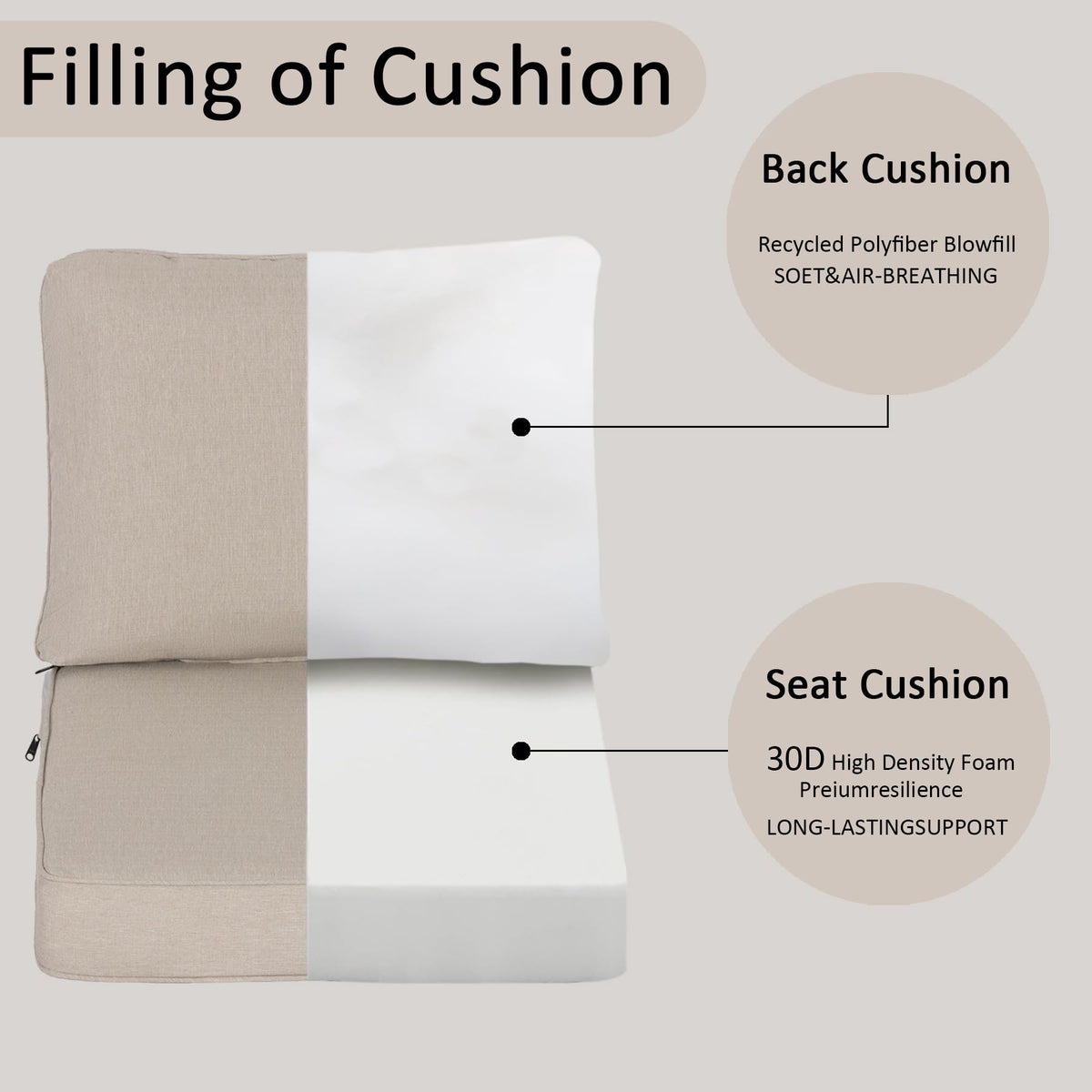 COZYVIDA cushions vacuum-packed packaging ready for protection during shipping.