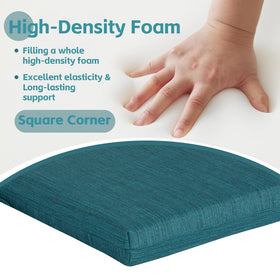 COZYVIDA recycled polyester-linen fabric for durable outdoor cushions.