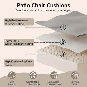 COZYVIDA removable covers simplify cleanup and maintenance.