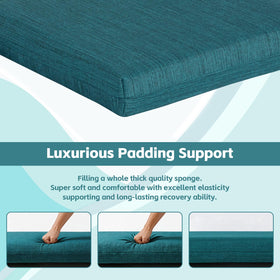 COZYVIDA water-resistant fabric and sealed seams keep cushions dry outdoors.