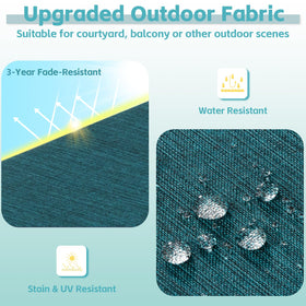 COZYVIDA cushion with YKK zipper detail for easy removal and cleaning.