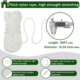 CQ Garden flag cleat stores halyard ropes neatly and securely.