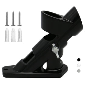 CQ Garden flag pole holder for outdoor use showing sturdy aluminum construction