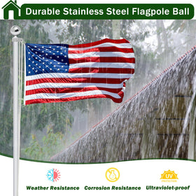 CQ Garden stainless steel construction withstands sun and rain for year-round use