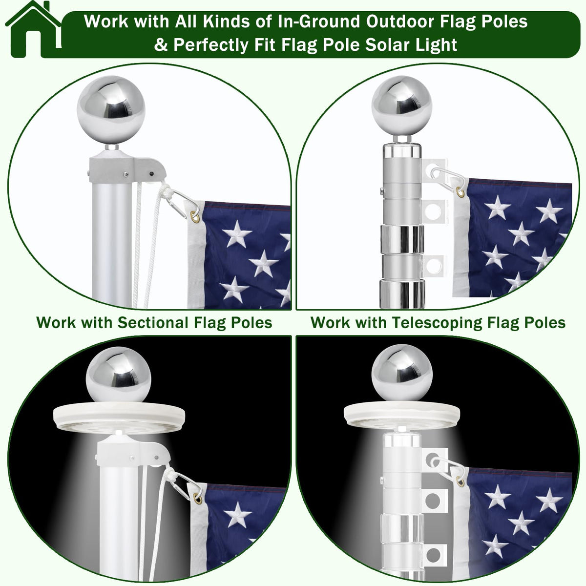 CQ Garden easy install with adjustable nut for a snug, custom fit