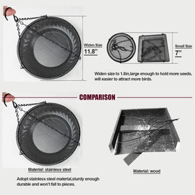 CQAIRIOU powder-coated finish protects against rust in the garden